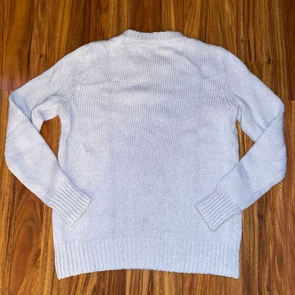 LC Lauren Conrad Blue Penguin Knit Sweater Women's Size Small - Picture 6 of 6